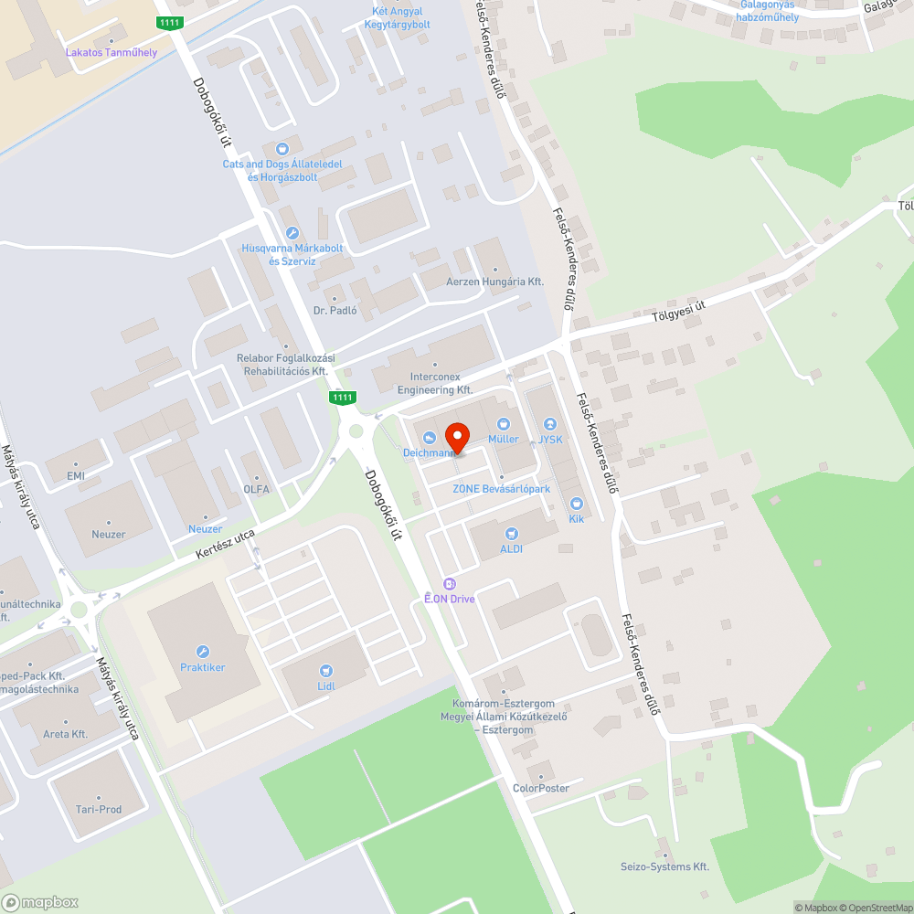 Teljes sötétség bejelentés helye