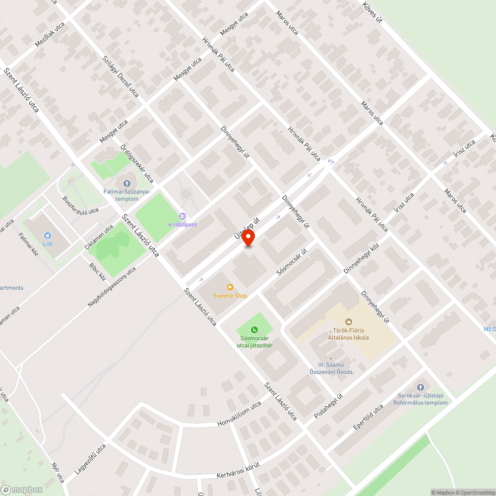 Szét szedett pad bejelentés helye