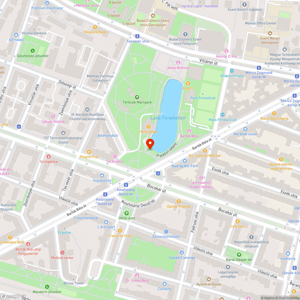 Járda és rámpa a Feneketlen-tónál bejelentés helye