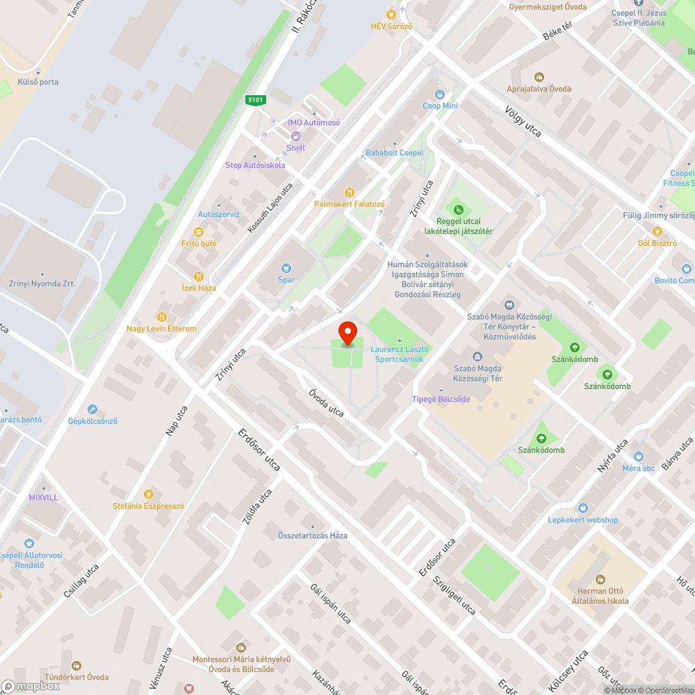 Szemetes játszótér bejelentés helye