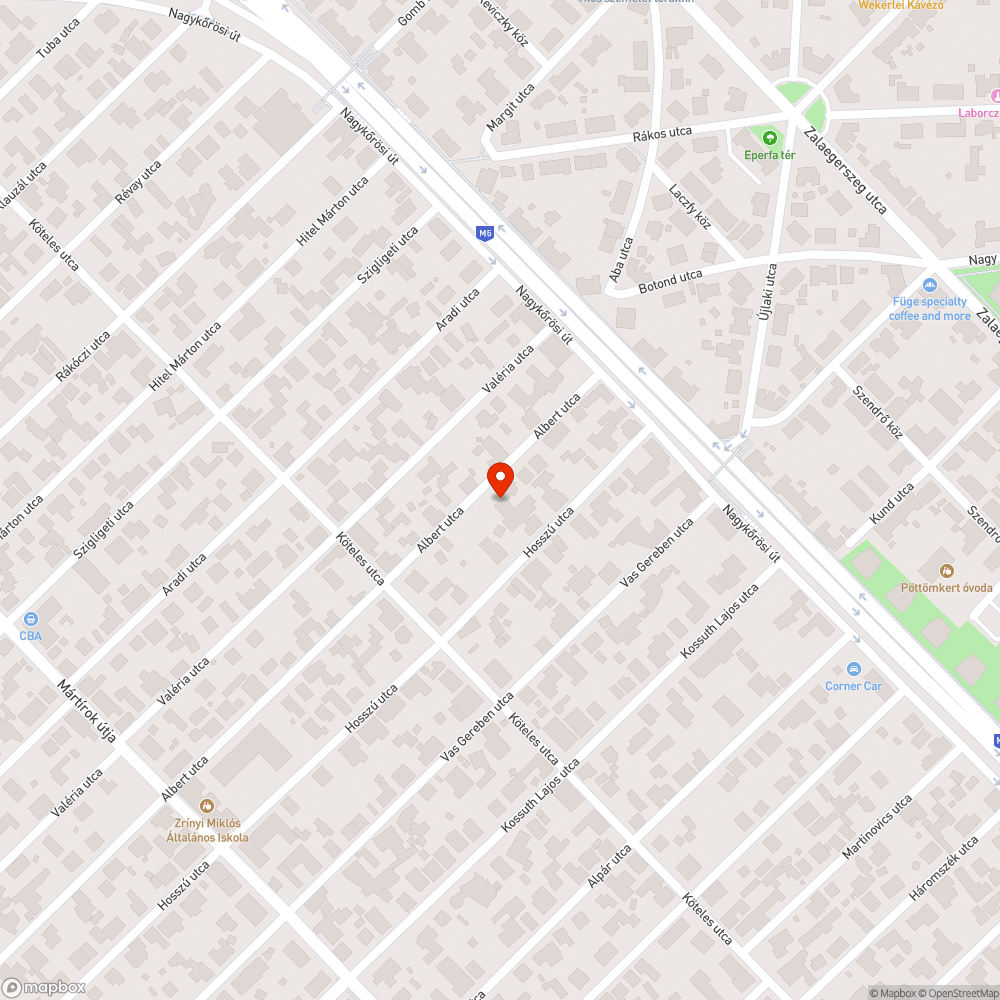 Kiégett közvilágítás bejelentés helye