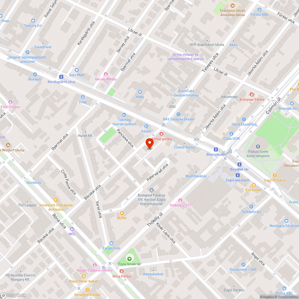 üres fahely bejelentés helye