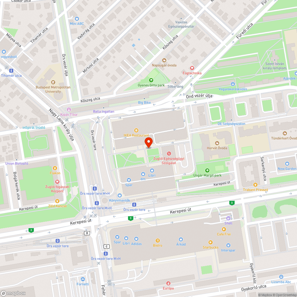 Beázik a busz bejelentés helye