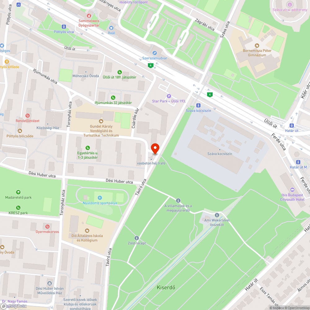 Zöldhulladék és lomok bejelentés helye