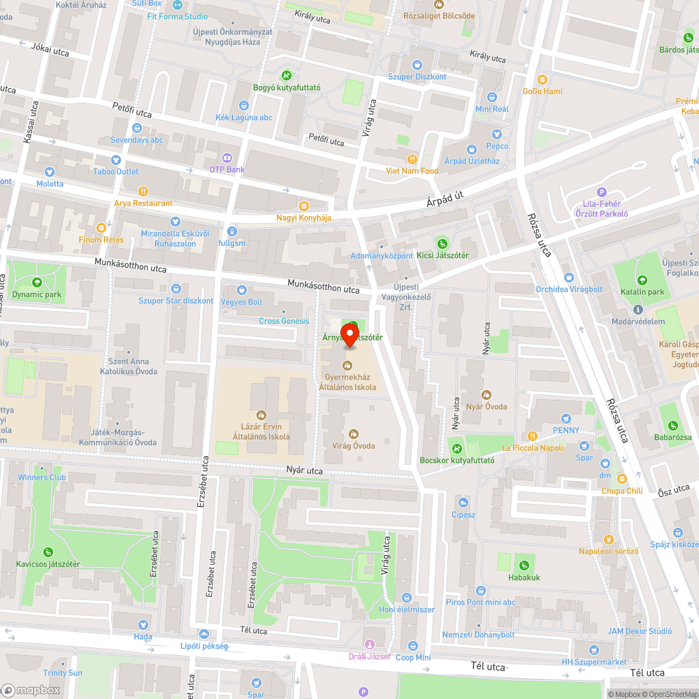 Járdán felgyűlő esővíz bejelentés helye