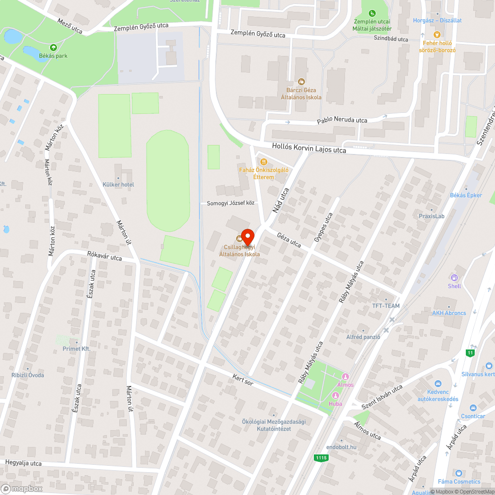 Járhatatlan járdaszakasz bejelentés helye