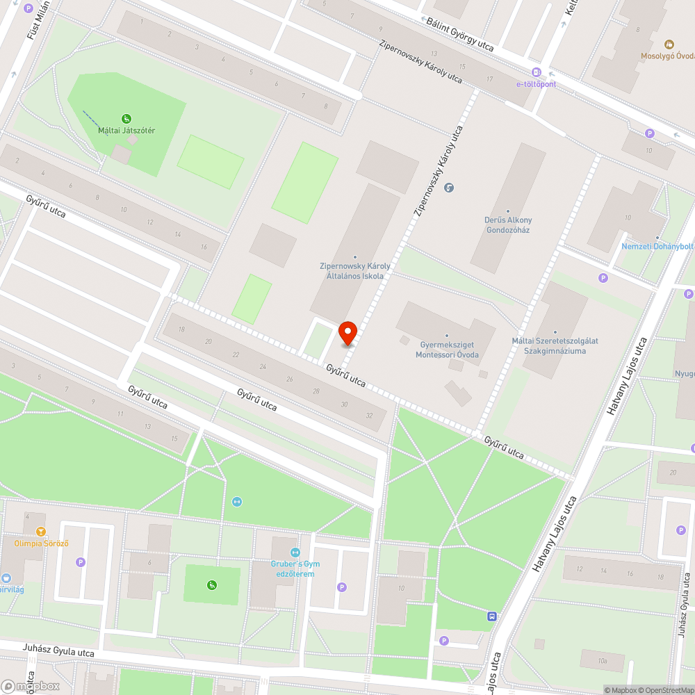 Kidöntött pad bejelentés helye