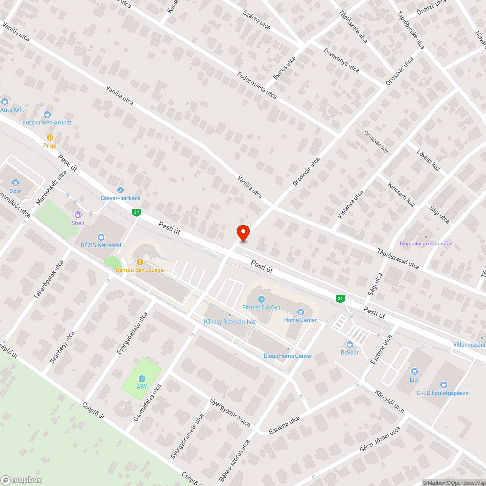 Utcanévtábla bejelentés helye