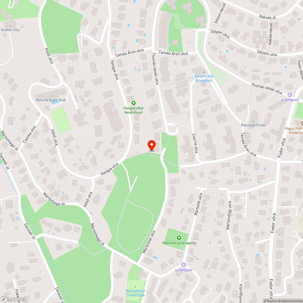 Nem működő közvilágítási lámpa bejelentés helye