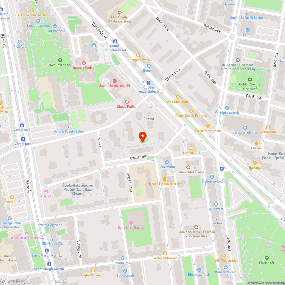 Elszakadt hinta bejelentés helye