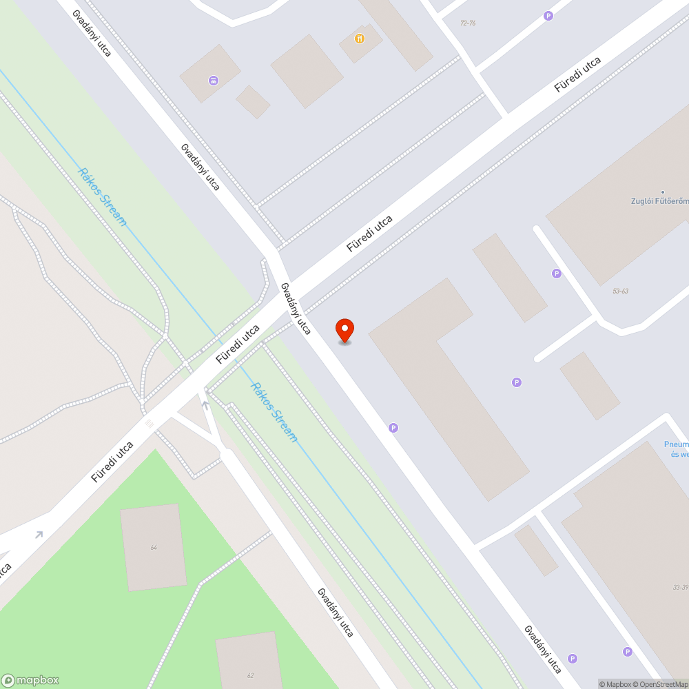 Botlásveszélyes járda bejelentés helye