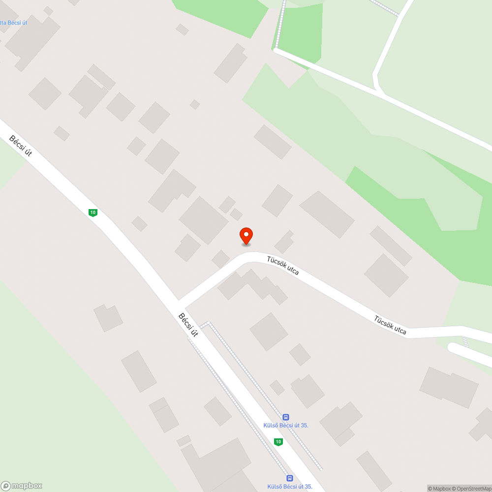 Tücsök u bejelentés helye