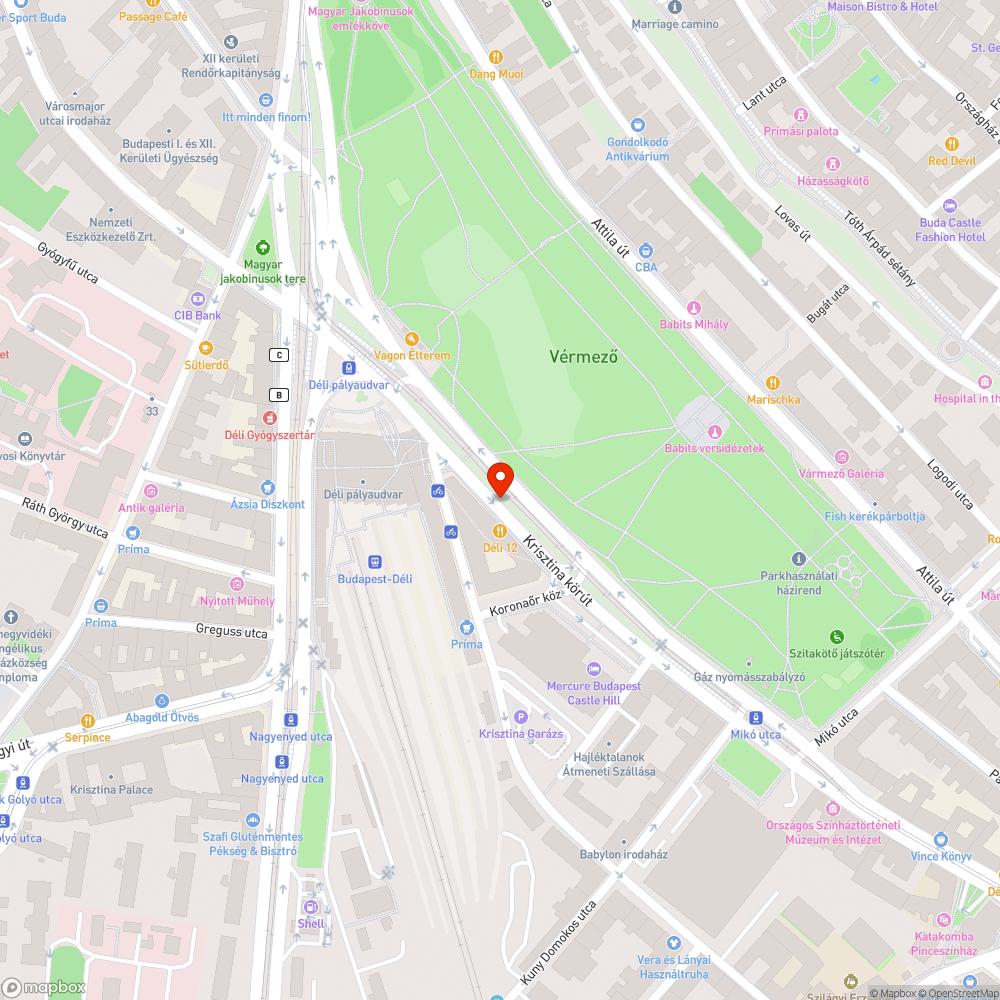 Szemét a Déli előtt bejelentés helye