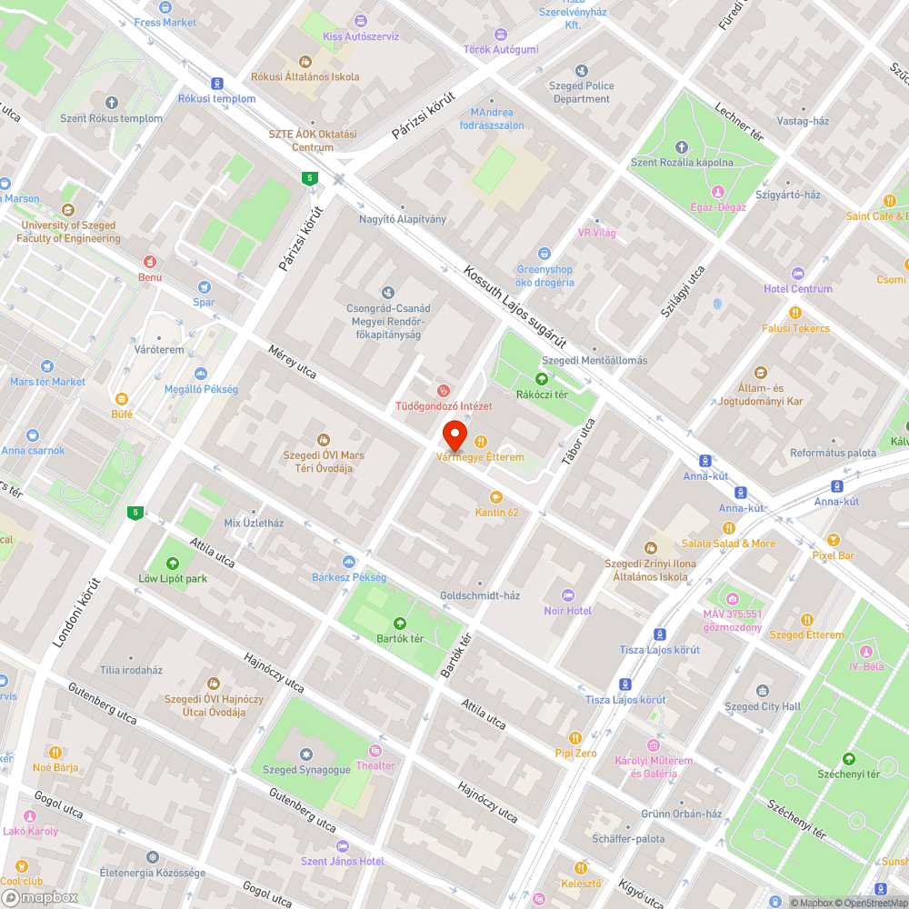 Eldugult lefolyó bejelentés helye