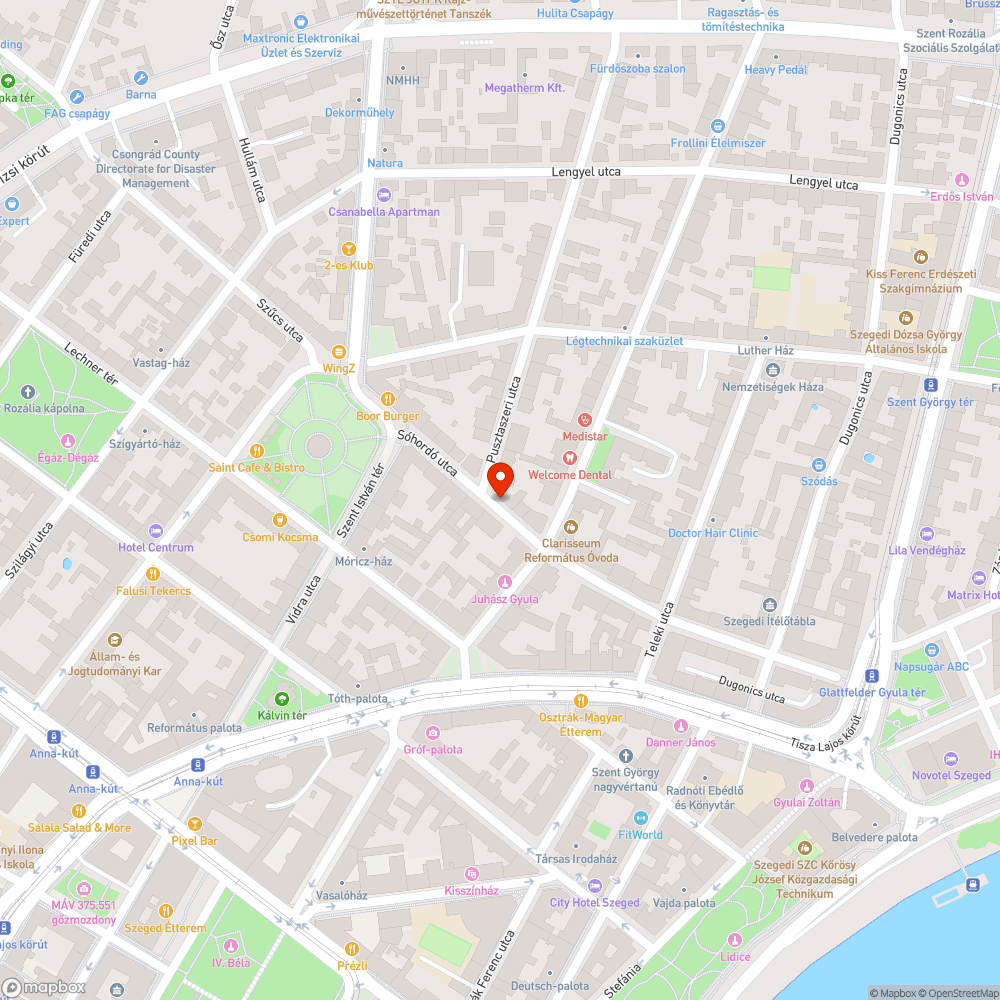 Korhadó tuskók bejelentés helye