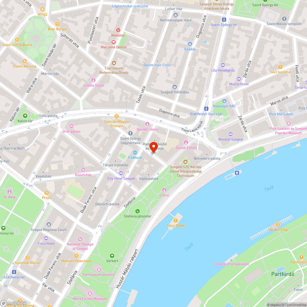 Kátyú bejelentés helye