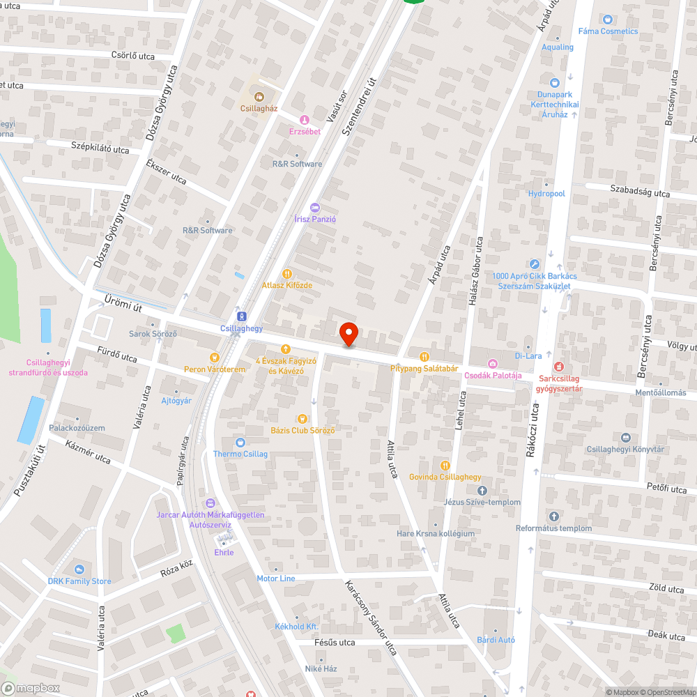 Homok a járdán bejelentés helye