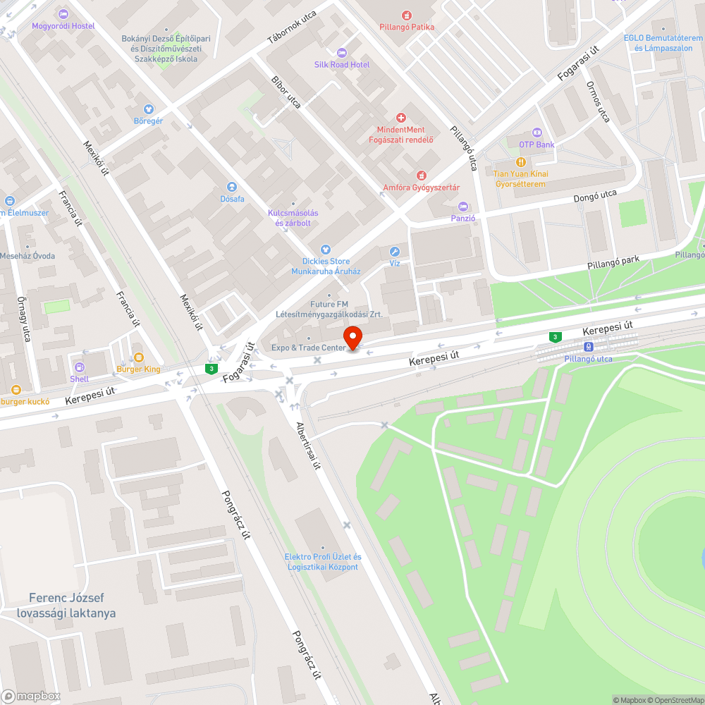 Kiégett jelzőlámpa bejelentés helye