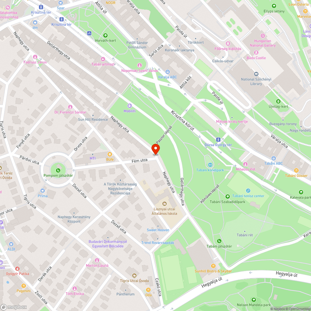 Szabálytalanul parkoló autó bejelentés helye