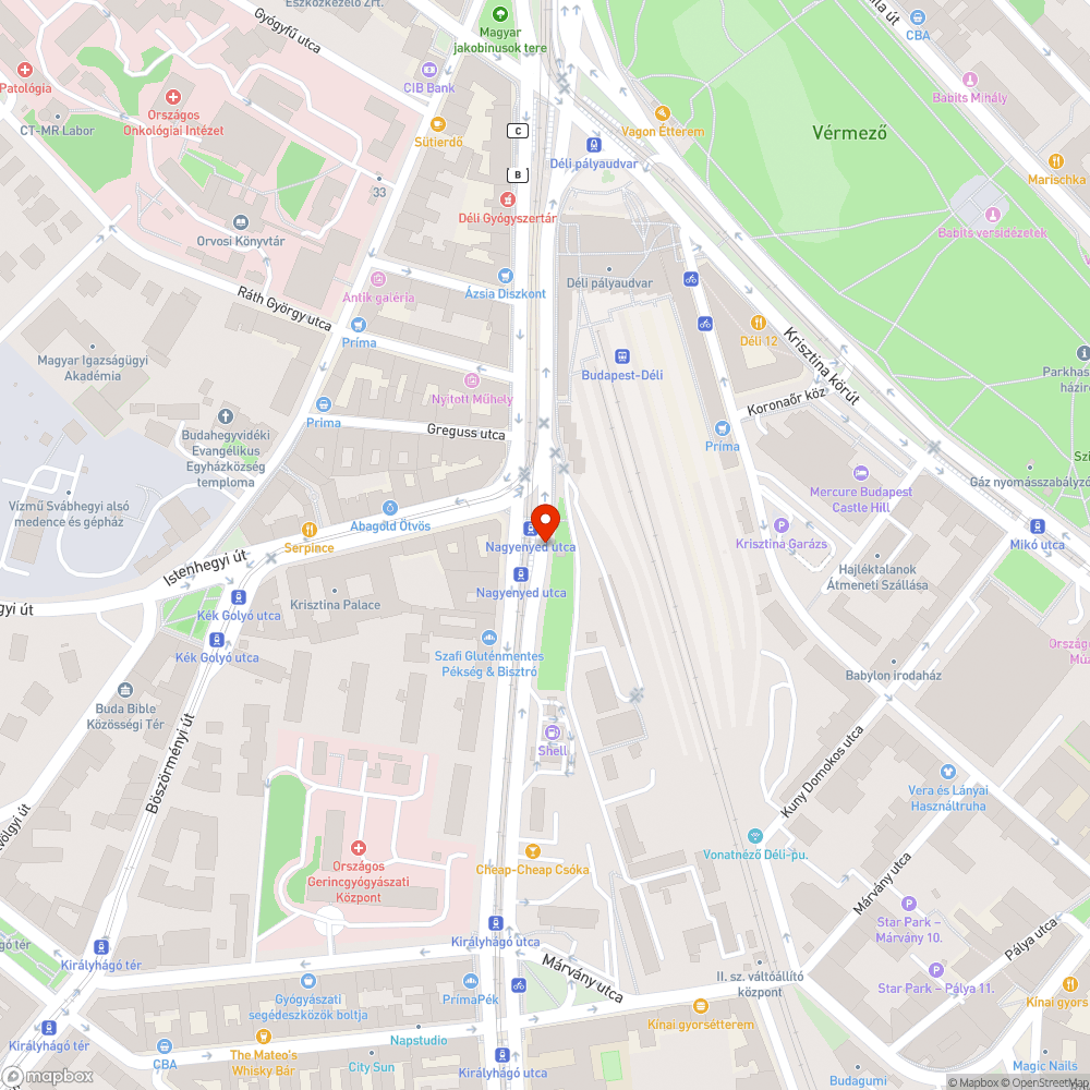 Romos állapotú, igénytelen bódé bejelentés helye