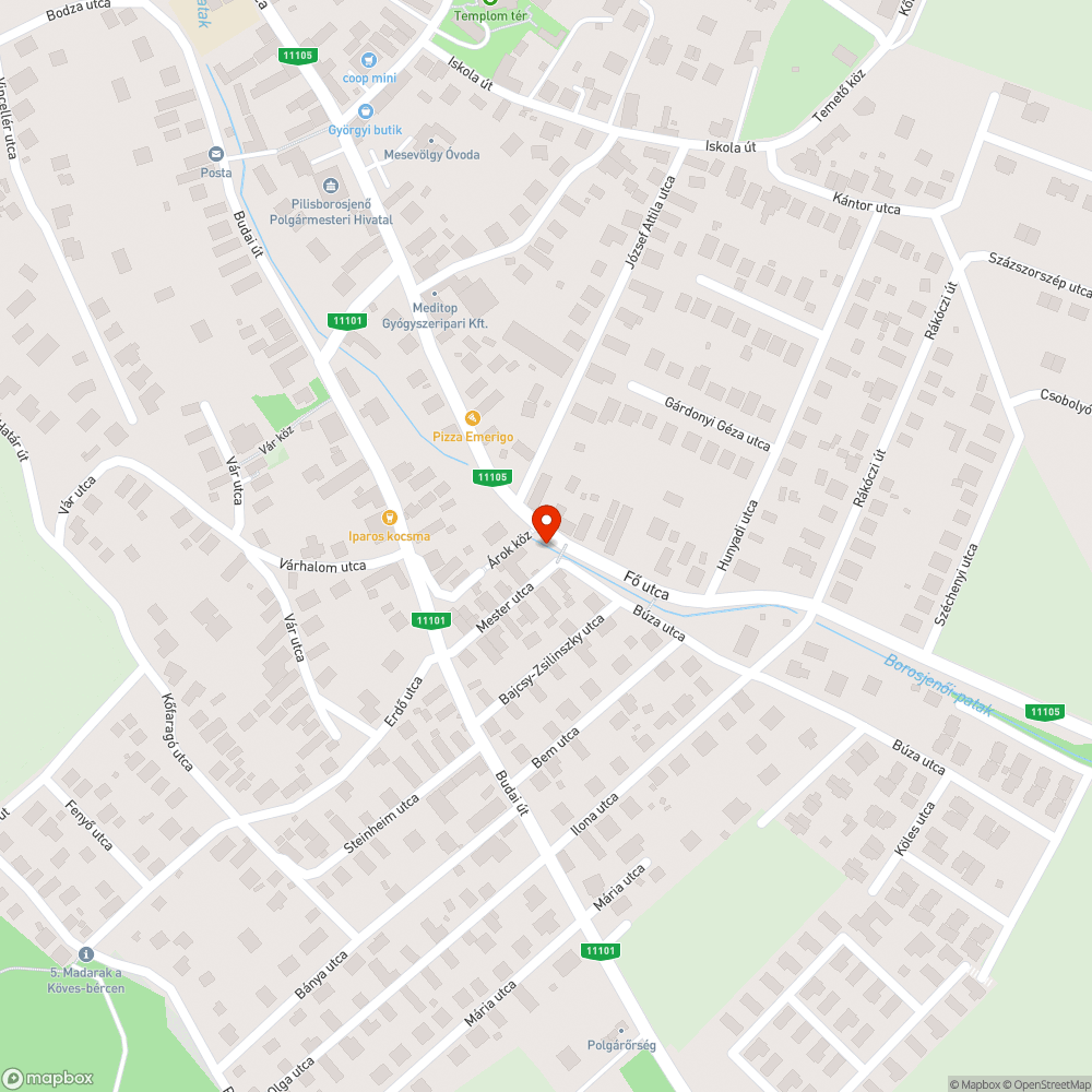 Elhanyagolt patakpart bejelentés helye