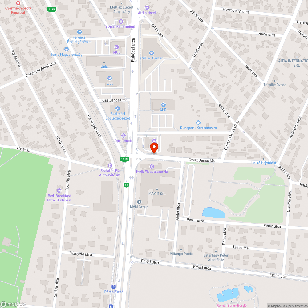 Megdőlt tábla bejelentés helye