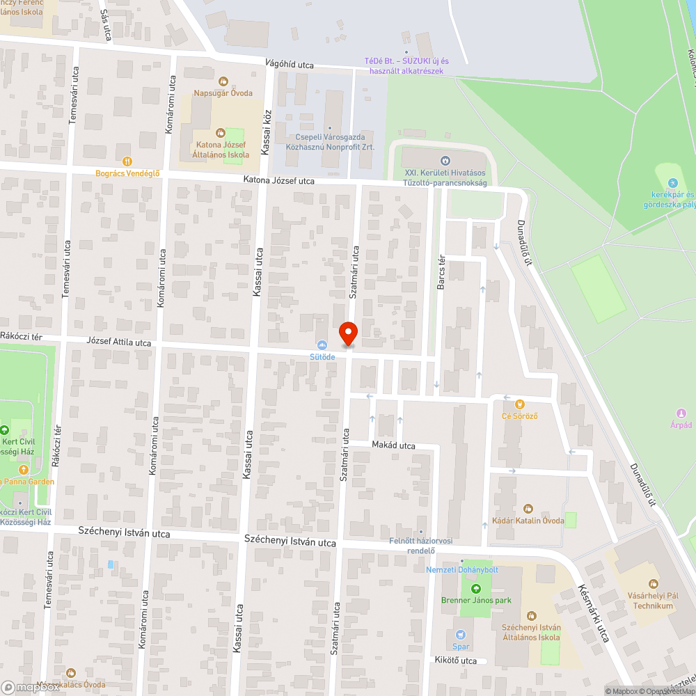 Illegális szemétlerakás bejelentés helye