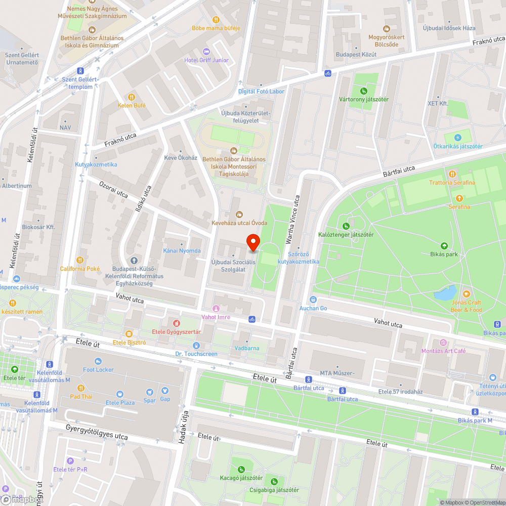 Rozsdás szemetesedény bejelentés helye