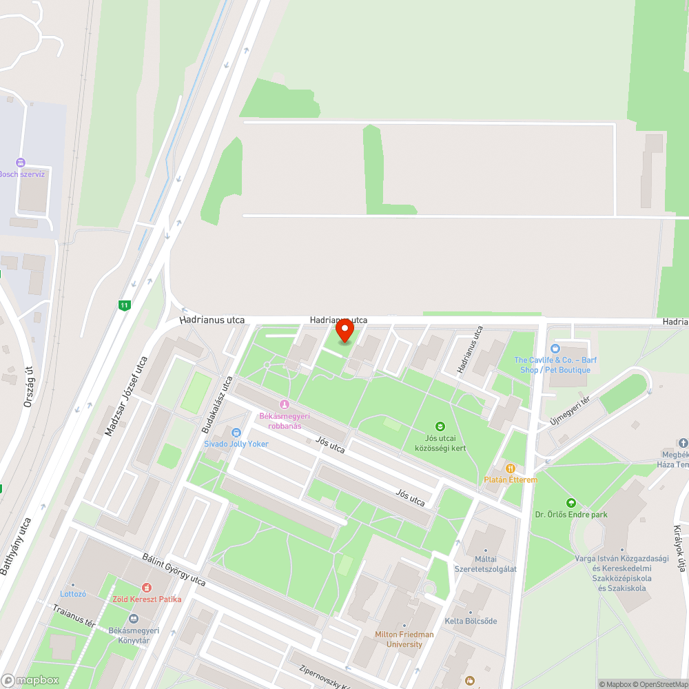 Leszakadt szemetes bejelentés helye