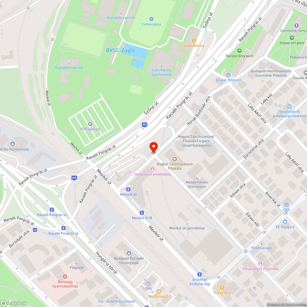 belógó növényzet bejelentés helye