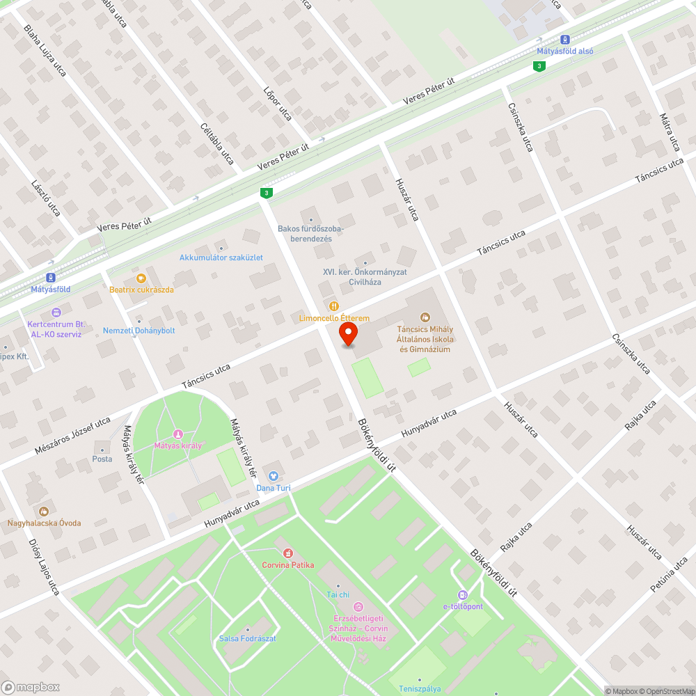 Nincs közvilágítás bejelentés helye