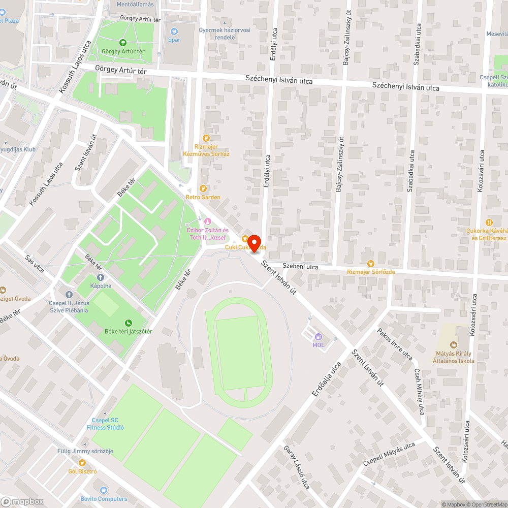 Kint felejtett táblák (Szent István út) bejelentés helye