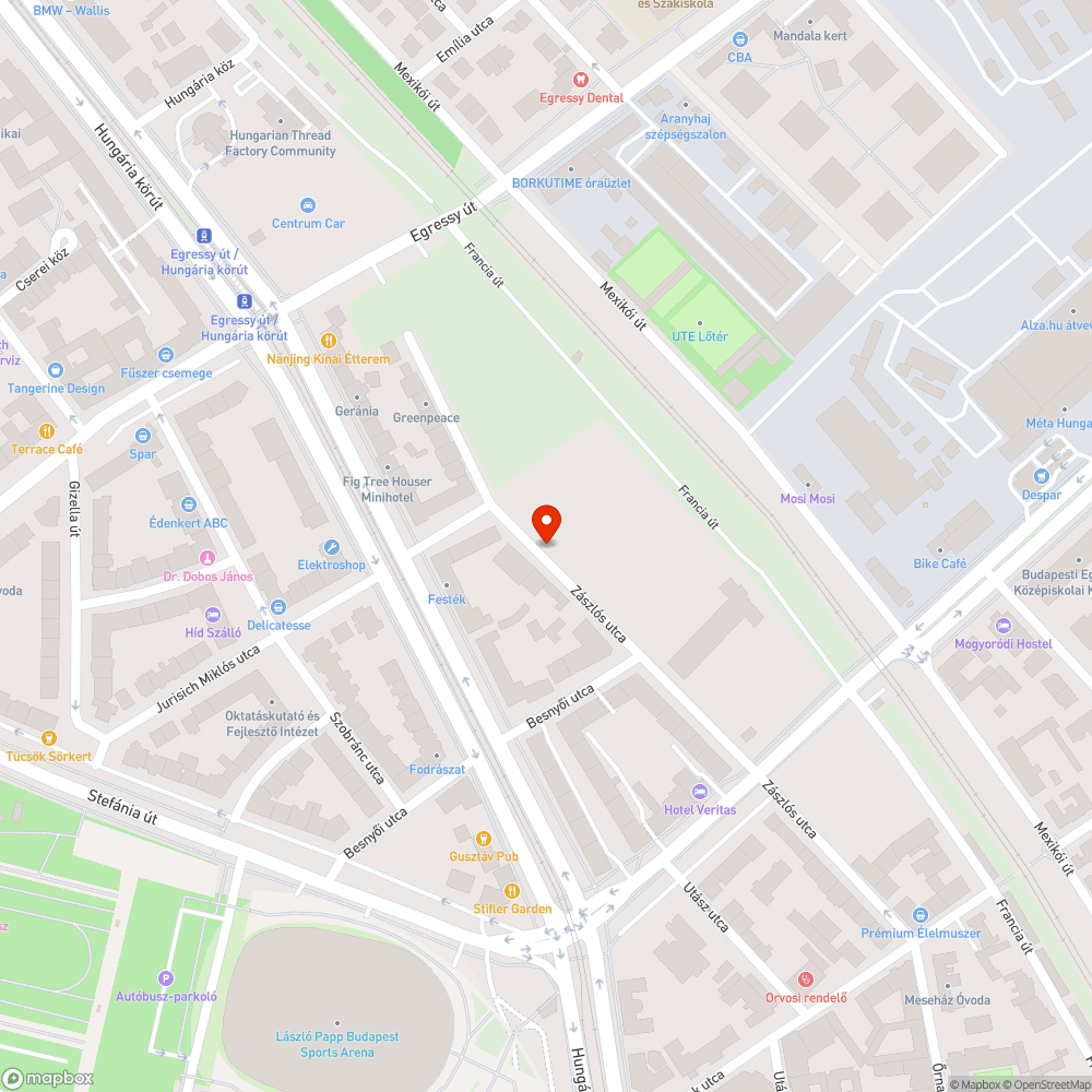 Kátyú. bejelentés helye