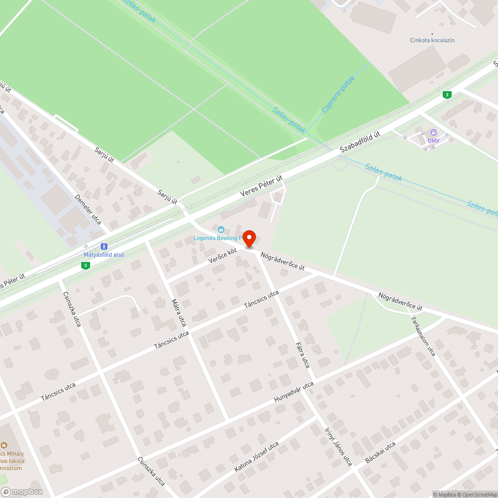 Padka bejelentés helye