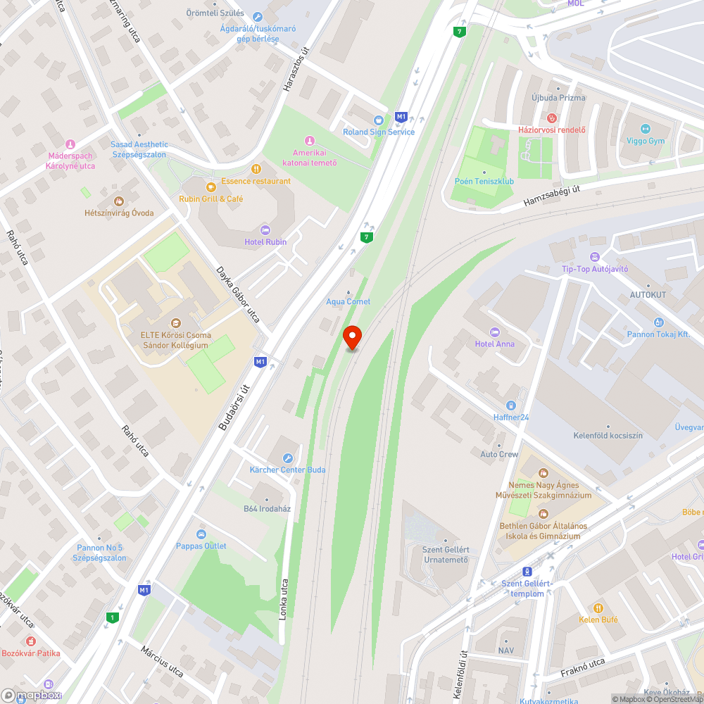 Sasad és Kelenföld gyalogos összekötése a Dayka Gábor utcánál bejelentés helye