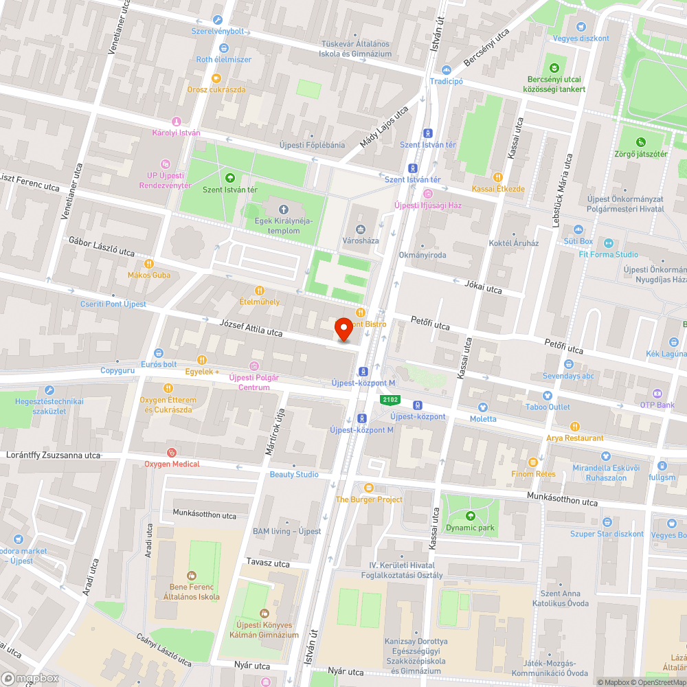 Elhagyott jármű bejelentés helye