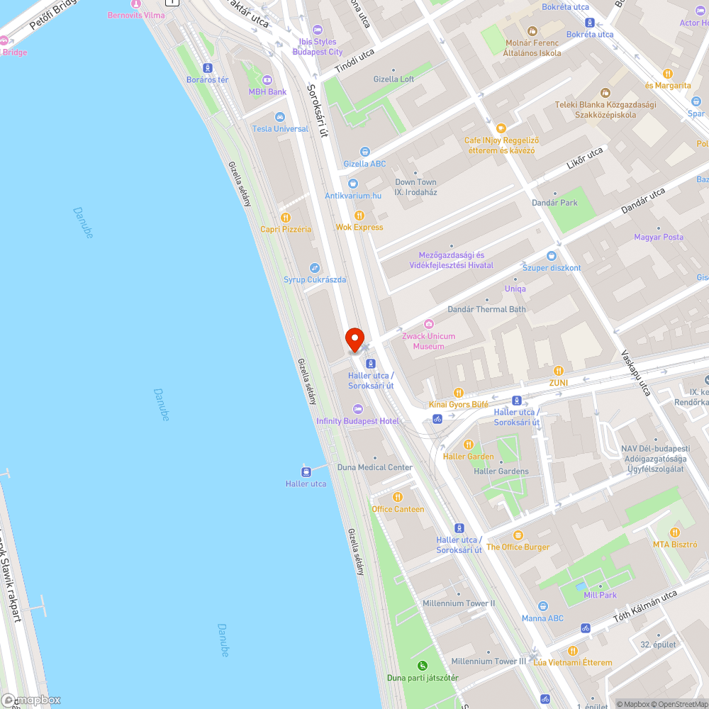 Veszélyes fedél bejelentés helye