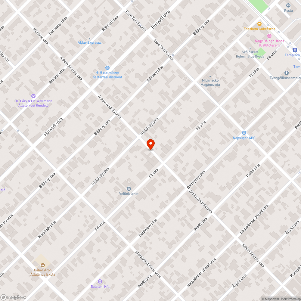 Kátyú bejelentés helye