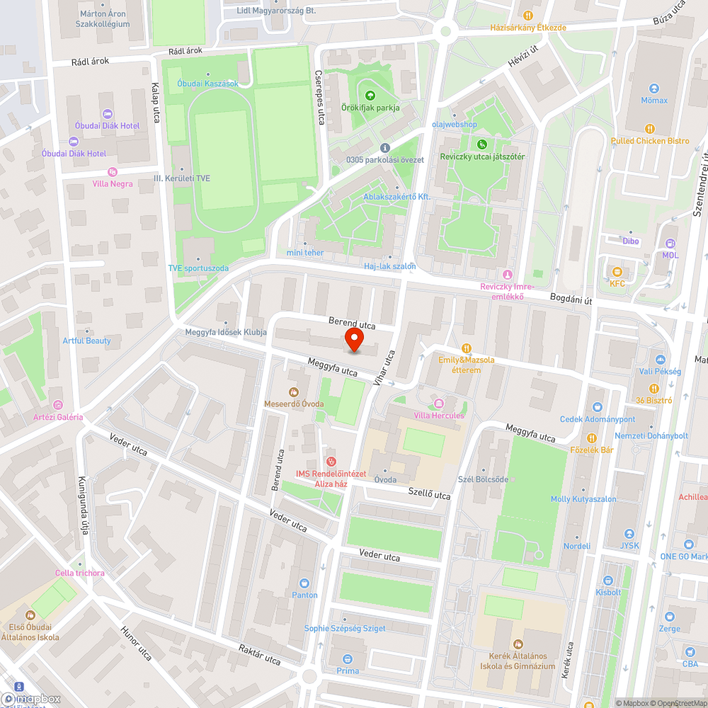 Kihalt sövény részek bejelentés helye