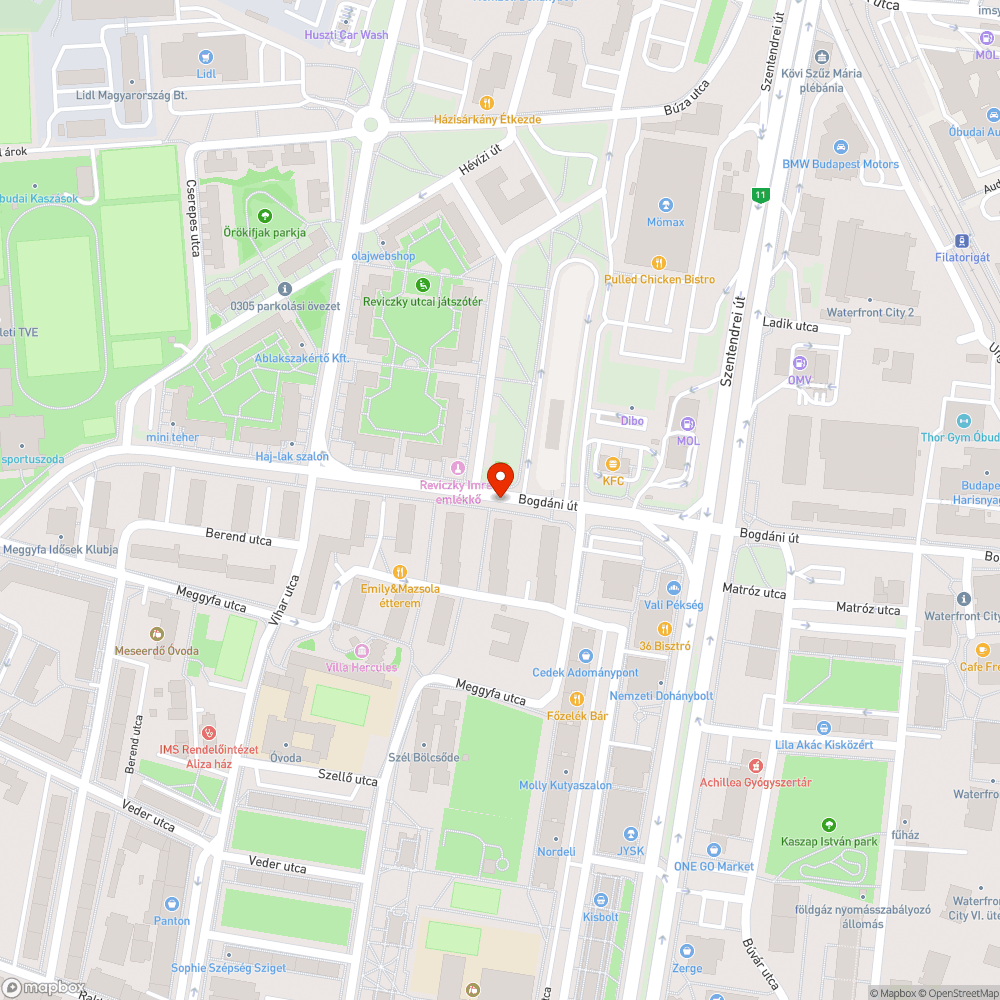 Elburjánzott sövény bejelentés helye