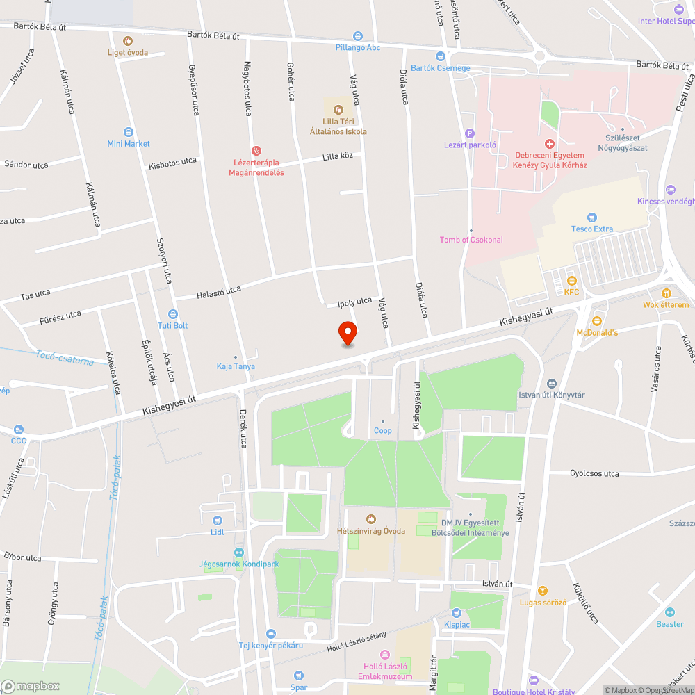 Víznyelő dugulás bejelentés helye