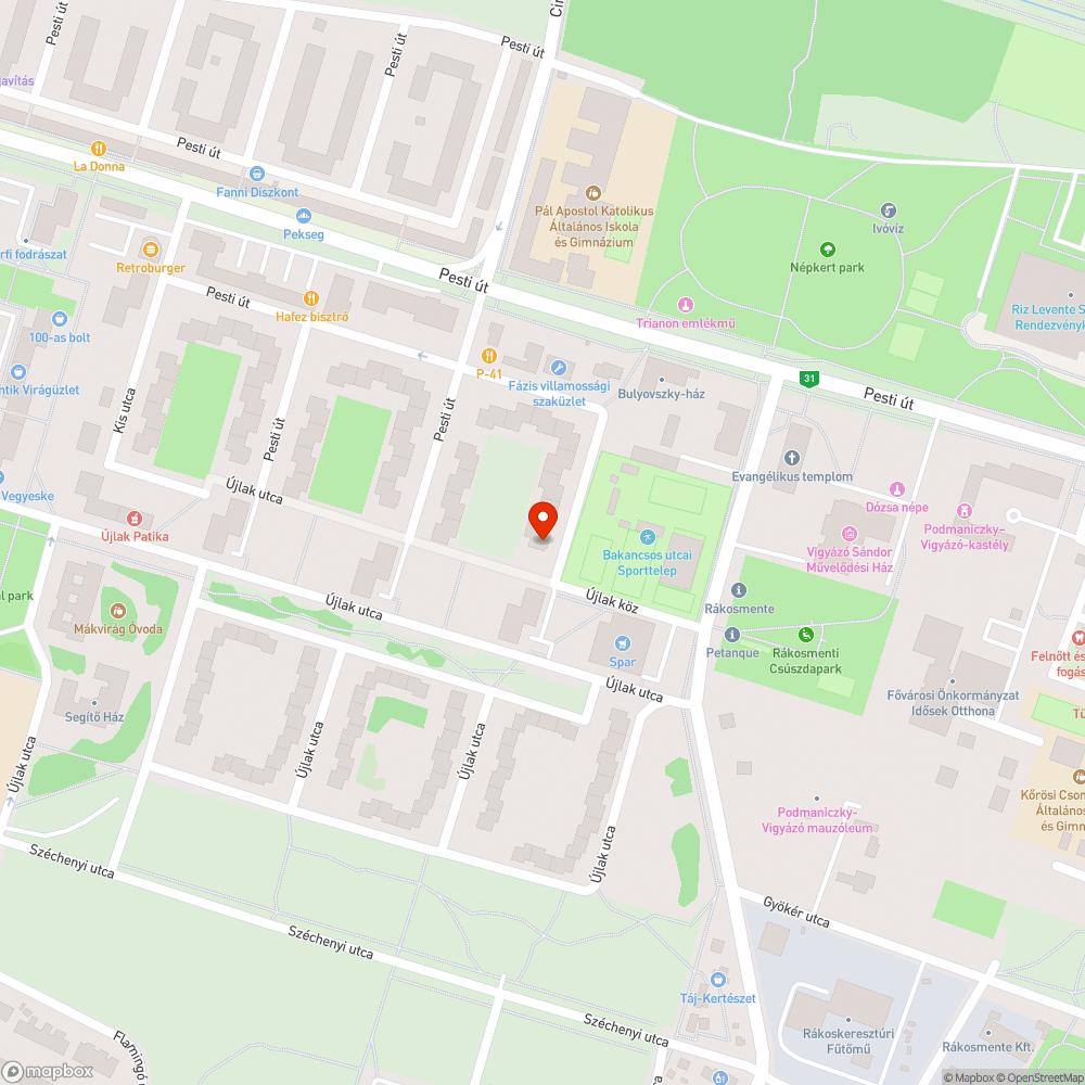 Gyönyörű a környék bejelentés helye