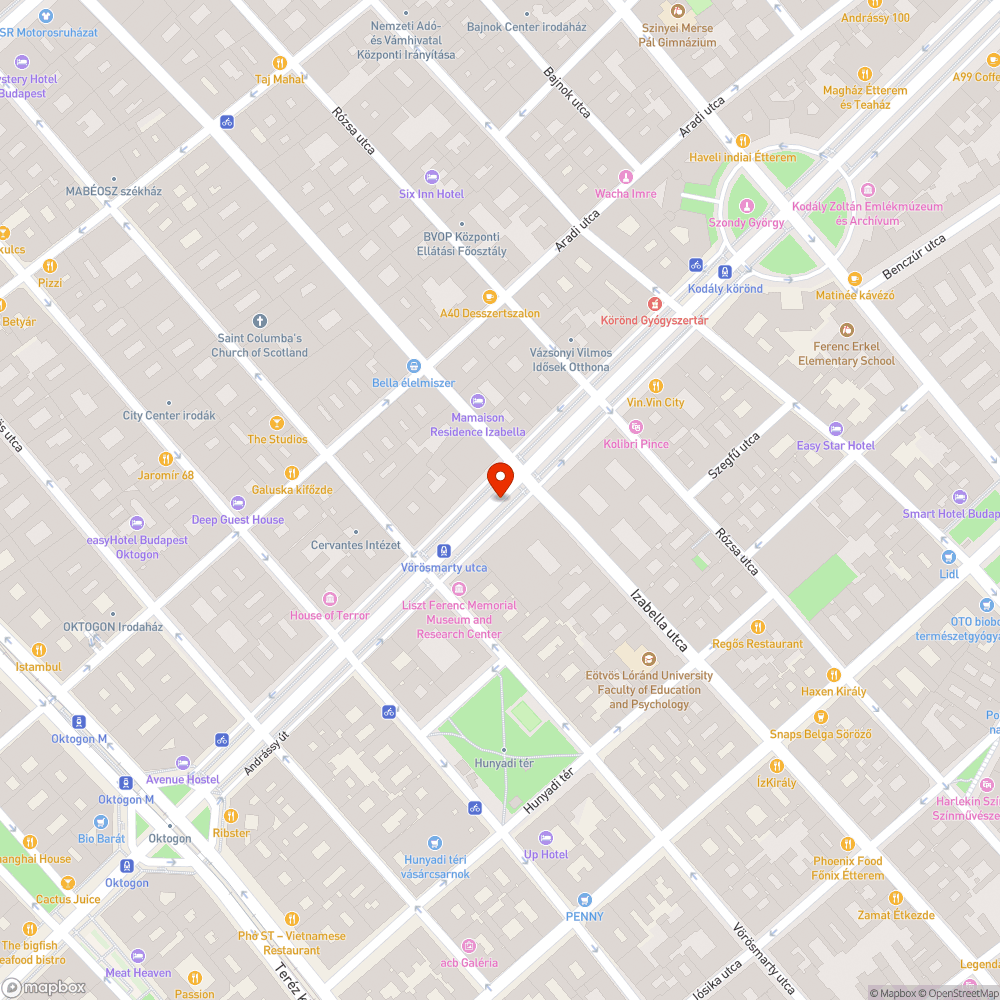 Andrássy út katasztrófális állapotban bejelentés helye