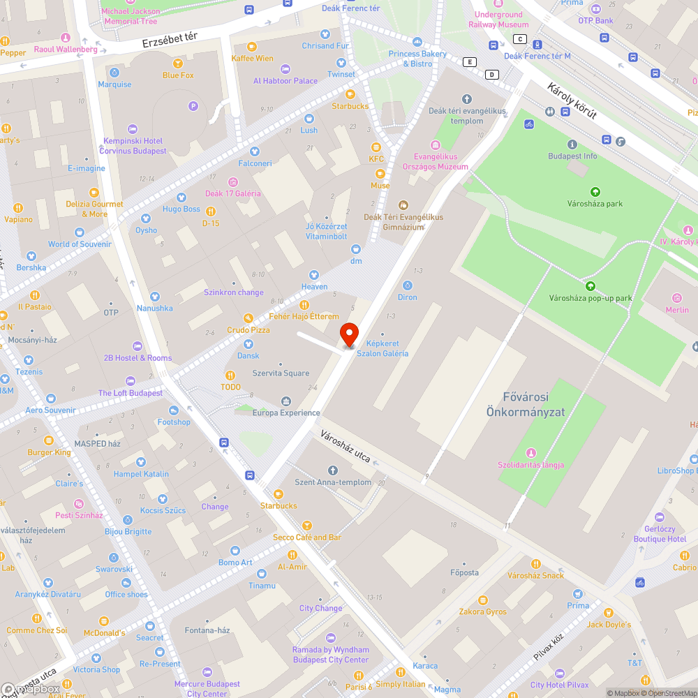 Ötödéig felújított utca bejelentés helye