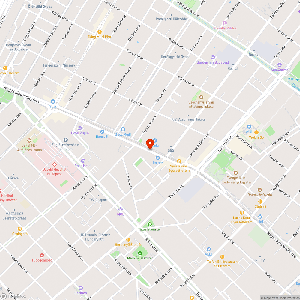 Egyre több és nagyobb kátyúk! bejelentés helye