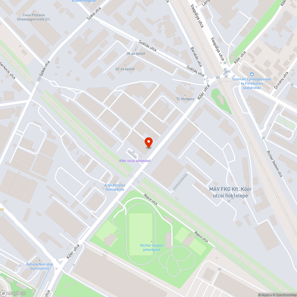 Gazos terület bejelentés helye