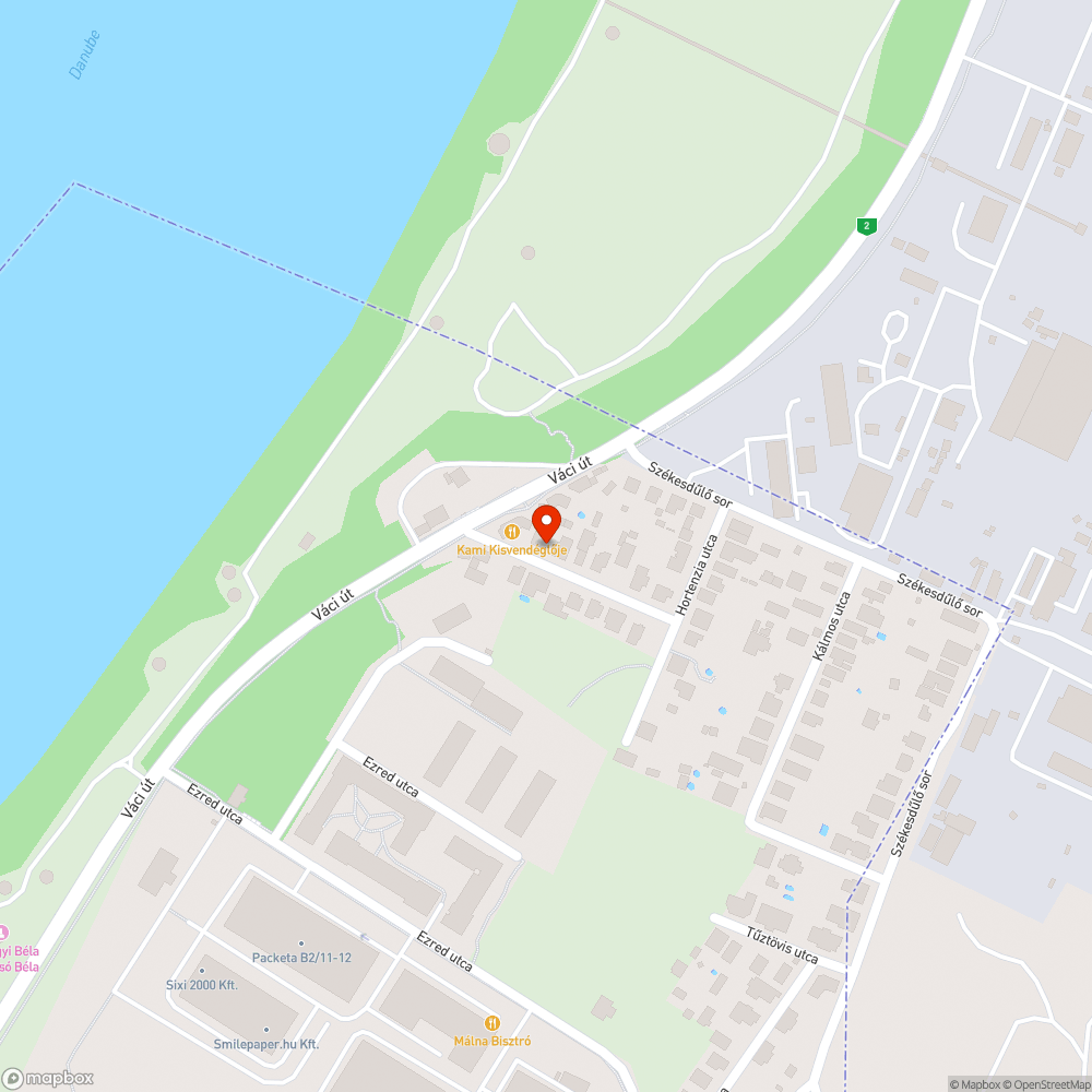 Kátyú bejelentés helye