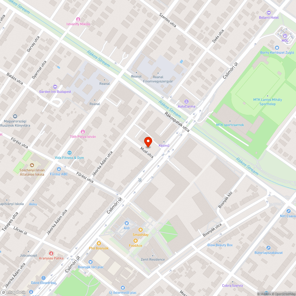 30 zóna tábla bejelentés helye