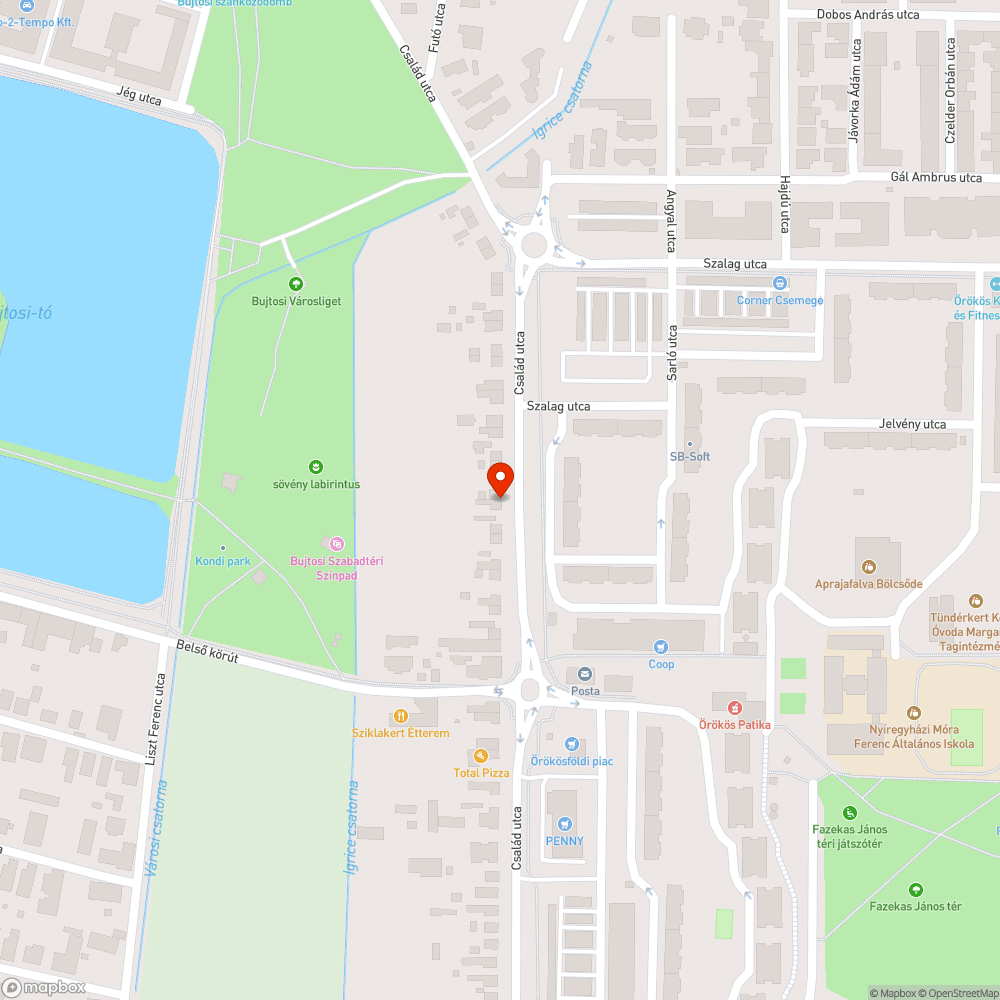 Kátyú (egyre nagyobb) bejelentés helye