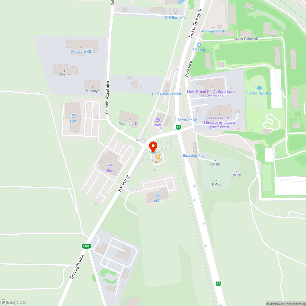 Kiégett lámpa bejelentés helye